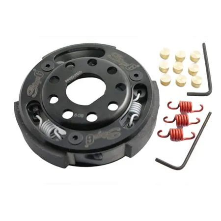 Frizione Racing clutch Stage6 regolabile con diametro 107 mm per scooter con motore Minarelli, Piaggio, Peugeot, Kymco, Honda, ricambio S65016618 S6-5016618