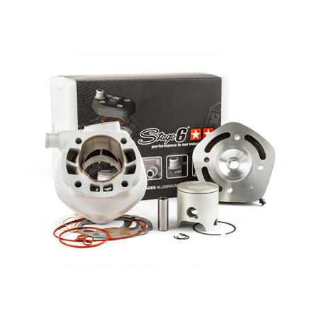 Motore gruppo termico Stage6 Racing mkii 70cc per scooter con motore Minarelli orizzontale a liquido e spinotto da 12mm, ricambio S67416608