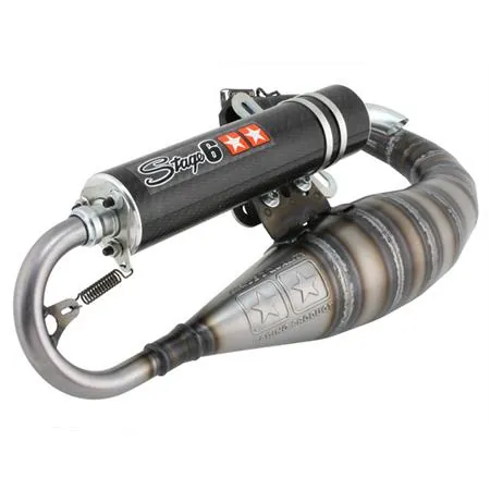 S6-9516808 Marmitta Stage6 r1400 per scooter con motore Minarelli verticale Booster