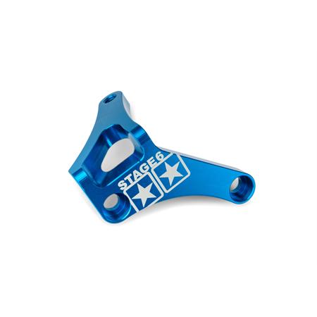 Staffetta ferma tirante frizione Stage6 in alluminio anodizzato blu per motori Minarelli AM6 tutte le versioni, ricambio S6SSP150BL