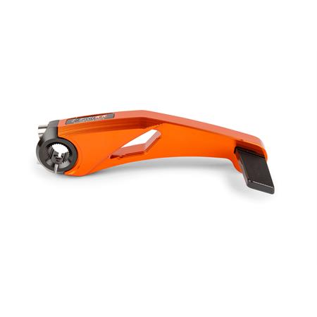 Leva  pedivella messa in moto Stage6 evo mk3 in alluminio di colore arancio per scooter con motore Minarelli verticale ed orizzontale braccio lungo, ricambio S6SSP282KSOR