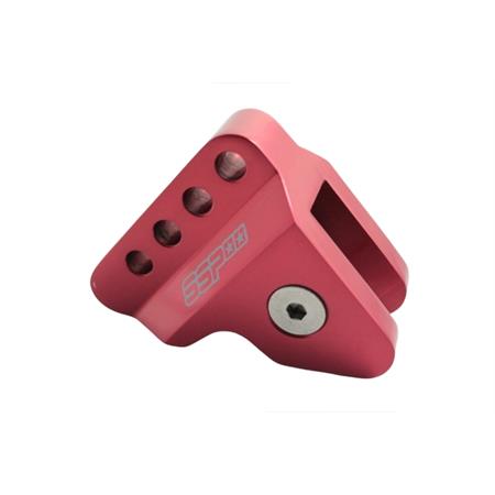 Rialzo ammortizzatore Stage6 Minarelli rosso cromato, ricambio S6SSP366HLRO