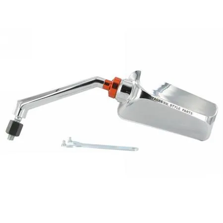 Specchietto retrovisore sinistro cromato lucido Stage6 F1, ricambio S6SSP6302LCR S6-SSP630-2L/CR