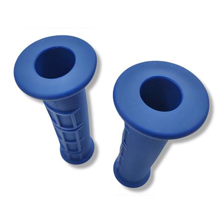 Coppia manopole in gomma blu cross, ricambio STR8STR06780BL
