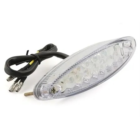 Fanalino post. 15 led rossi vetro trasp., ricambio STR8STR65923WH