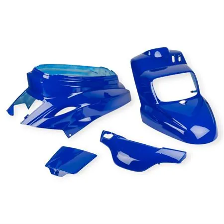 Kit carene 4 pezzi Yamaha BW'S 50 dal 2004 blu STR8 | Scudo, cupolino, carena posteriore, sportello
