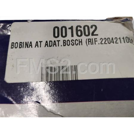 Bobina alta tensione interna adattabile impianto Bosch (rif.2204211052), ricambio 001602