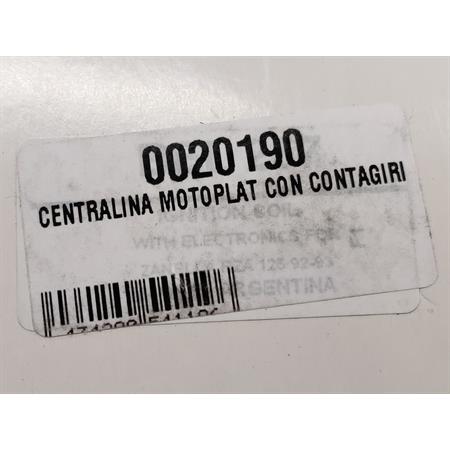 Centralina elettronica SGR modello CDI C.A. con attacco per contagiri completa di cavo attacco candela adattabile su impianti Motoplat old model , ricambio 0020190