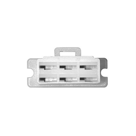 Connett.rettang.maschio c/asola-6 f.fem., ricambio 0257649