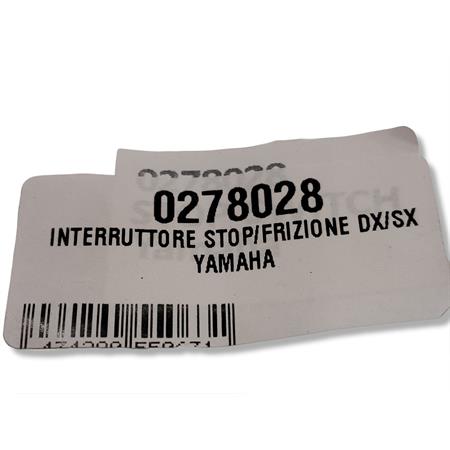 Interruttore stop/frizione dx/sx yamaha, ricambio 0278028