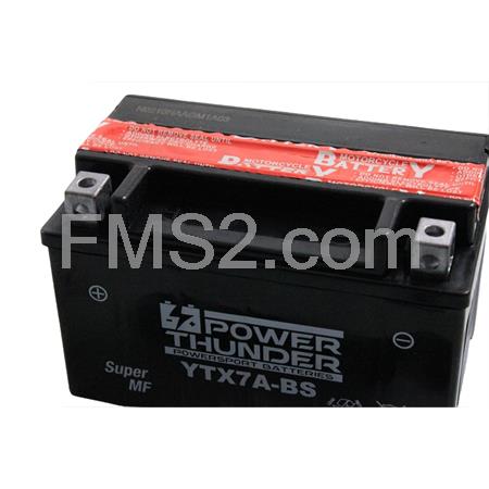 Batteria Yuasa YTX7A-BS 12 Volt - 6 Ah, tipo MF, ricambio 0645070