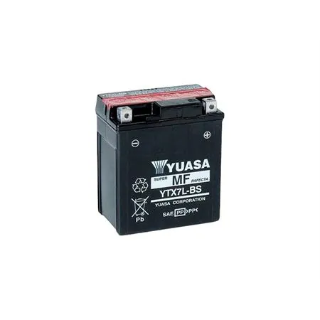 0650690 Batteria Yuasa YTX7L-BS, 12 Volt - 6 Ah, tipo MF