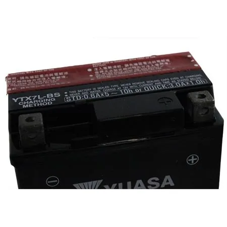 0650690 Batteria Yuasa YTX7L-BS, 12 Volt - 6 Ah, tipo MF