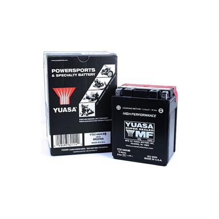 Batteria yuasa ytx14ah-bs 12v-12ah (sigi, ricambio 065122