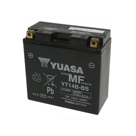Batteria yuasa yt14b 12v-12ah (sigillata, ricambio 065130