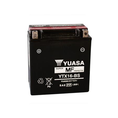 Batteria yuasa ytx16-bs 12v-14ah (sigill, ricambio 065168