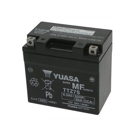 Batteria Yuasa TTZ7-S, 12 Volt- 6 Ah, ricambio 065907