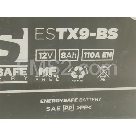 Batteria SGR energysafe YTX9-BS, 12 Volt - 8 Ah, con acido a corredo, ricambio 068099
