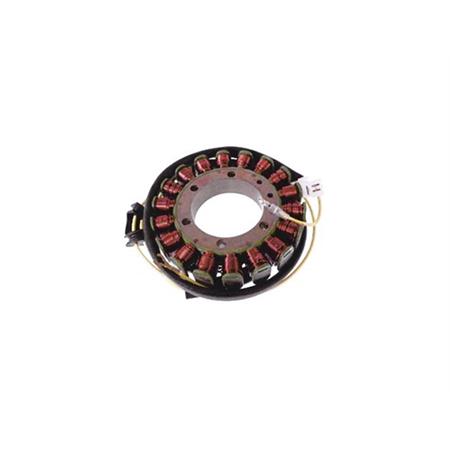 Statore a 18 poli trifase senza pick-up adattabile a motocicli Yamaha xv 750 e Honda fjs 600, ricambio 163051