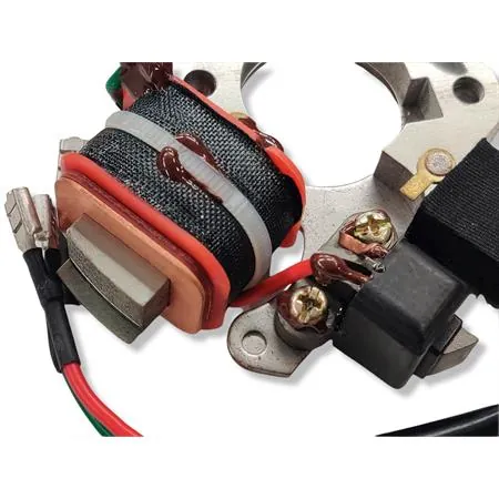 164152 Statore elettronico completo SGR per ciclomotori Piaggio Si, Ciao Px, Bravo, SuperBravo con accensione elettronica mono marcia e variatore