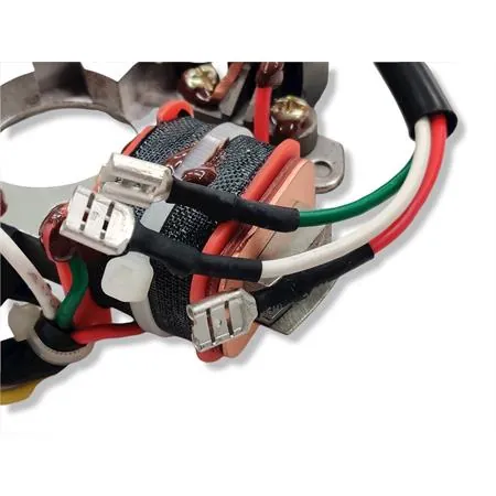 164152 Statore elettronico completo SGR per ciclomotori Piaggio Si, Ciao Px, Bravo, SuperBravo con accensione elettronica mono marcia e variatore