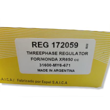 Regolatore honda nx 650 92/94 - xr 650l, ricambio 172059