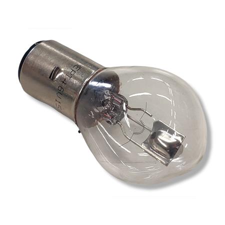 Lampadina SGR 6 Volt 15/15 Watt BA20D, biluce Hert, ricambio 200518