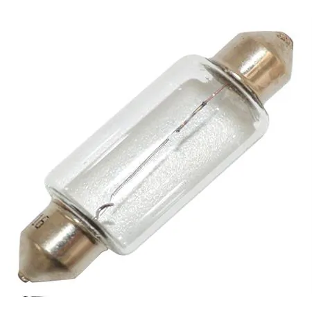 Lampada SGR siluro bombato 12 Volt 20 Watt dimensioni 15 x 44 mm