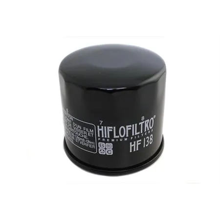 260138 Filtro olio Hiflo HF138 per maxi moto Kawasaki Suzuki Aprilia Artic Cat Cagiva Kymco