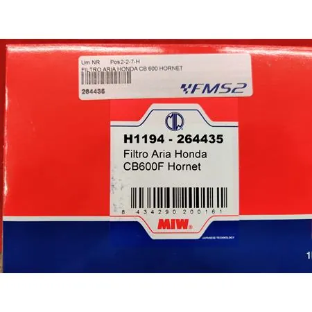 Filtro aria Honda cb 600 hornet, ricambio 264435