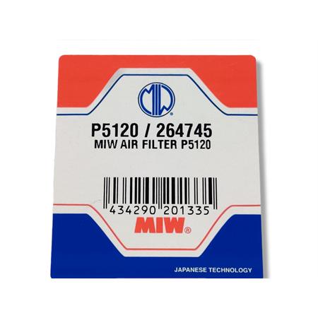 Filtro aria miw aprilia dorsoduro 1200, ricambio 264745