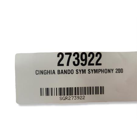 Cinghia bando sym symphony 200-peugeot b, ricambio 273922