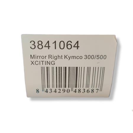 Specchio dx kymco 300/500 xciting, ricambio 3841064