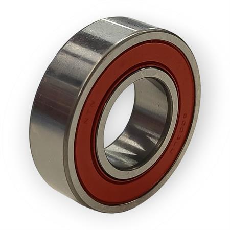 Cuscinetto NTN 6003 LLU con doppia schermatura in plastica rossa e misura 17x35x10 mm, ricambio 41560037