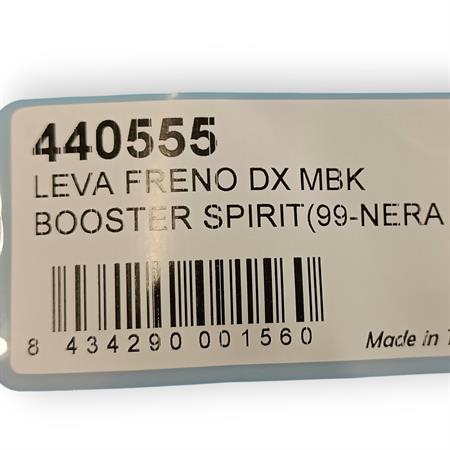 Leva freno destro MBK Booster Spirit 99-nera, ricambio 440555