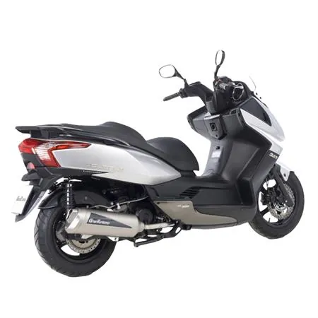 Marmitta leovince modello gt per maxi scooter Kymco 300 i.e. prodotti dal 2009 al 2011, ricambio 3206