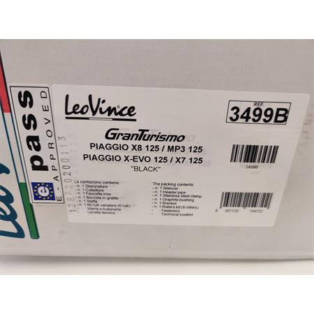 Gt black piaggio mp3/x7/x8/x-evo 125, ricambio 3499B