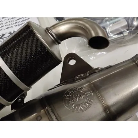 Marmitta leovince h.m.zx-r per scooter Aprilia SR 50 sport ('03) carburatore, ricambio 4028R