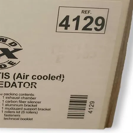 4129 Marmitta leovince h.m. zx Derbi atlantis 50 kat aria e liquido dal 1999 al 2002 - predator 50 aria -