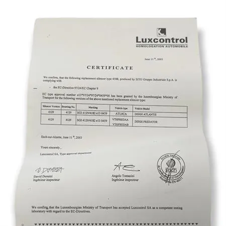 4129 Marmitta leovince h.m. zx Derbi atlantis 50 kat aria e liquido dal 1999 al 2002 - predator 50 aria -