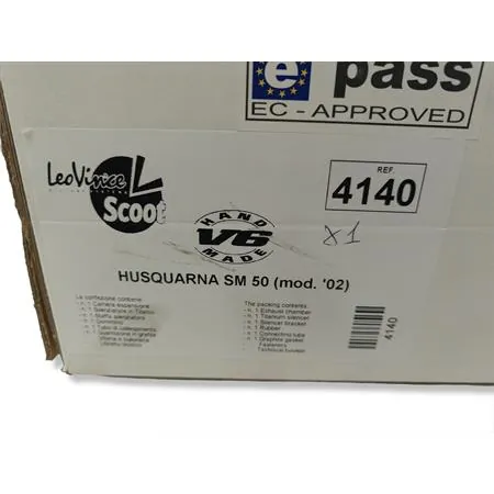 4140 Marmitta leovince h.m. v6 husqvarna sm 50 cross dal 2002