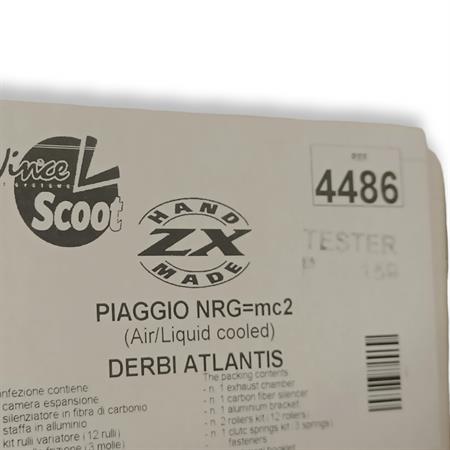 Marmitta leovince h.m. zx Piaggio NRGmc2 aria dal 1999 - Piaggio NRGmc2 liquido dal 1999 - Piaggio (Sito, Leovince), ricambio 4486