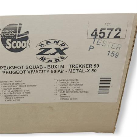 Marmitta leovince h.m. zx Peugeot Buxi 50 m dal 1994 al 1997 - Peugeot metal per 50 dal 2003 in poi - Peugeot squab 50 dal 1995 al 1997 - peu, ricambio 4572