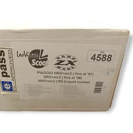 4588 Marmitta leovince h.m. zx Piaggio NRGmc2 liquido dal 1997 al 1998 - Piaggio NRGmc2 extreme dal 2000 - (Sito, Leovince)