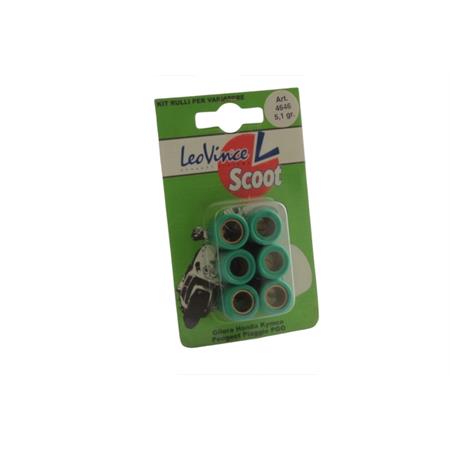 Kit Rullidestrol=16x13 mm variatore scoot.50c, ricambio 4646