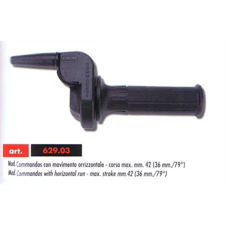 Comando gas rapido modello commandos (Tommaselli, Domino), ricambio 062903-01