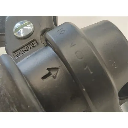0882.05 Comando cambio 3 velocità Domino per ciclomotori Garelli e altre applicazioni completo di leva frizione in nylon nera e registri vari