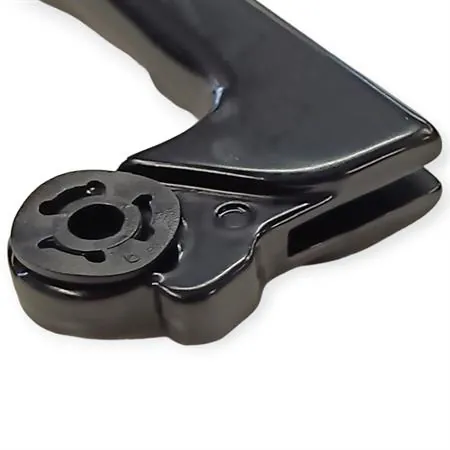 1661.61 Leva frizione in alluminio di colore nero Domino Tommaselli per enduro e motard