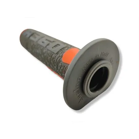 A36041C5245A7-0 Manopole Domino Tommaselli in gomma di colore grigio e arancione per applicazione off road