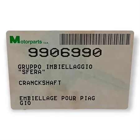 9906990 Albero motore top competizione per Piaggio Gilera